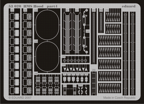 1:350 EDUARD HMS Hood Photo Etched Set (Trumpeter)