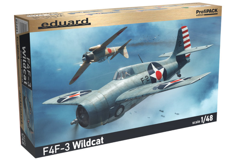 1:48 EDUARD F4F-3 Wildcat Plastic Model Kit