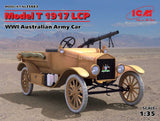 1:35 ICM Model T 1917 LCP WWI Australian Army Car Plastic Model Kit *Australian Decals*