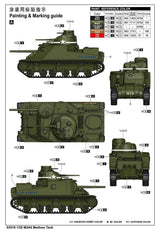 1:35 I Love Kit M3A4 Medium Tank Plastic Model Kit