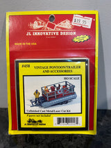 HO SCALE JLI Vintage Pontoon/Trailer and accessories kit