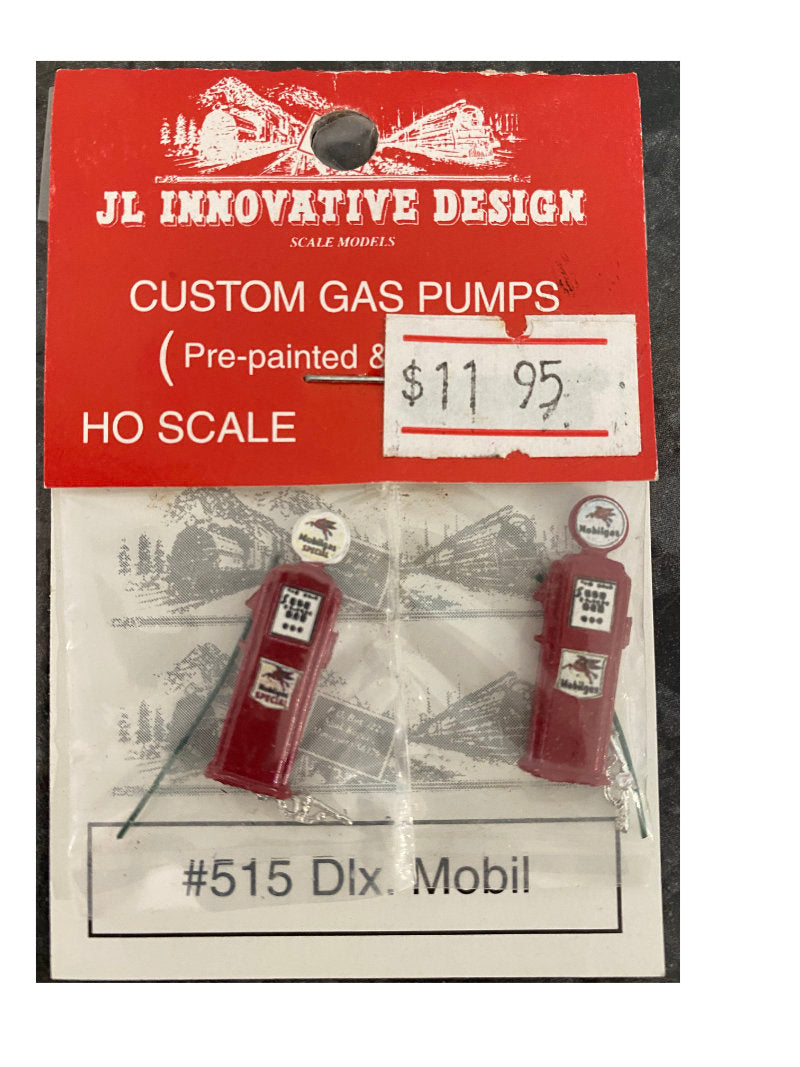 HO SCALE JLI Custom Gas Pumps Dlx. Mobil