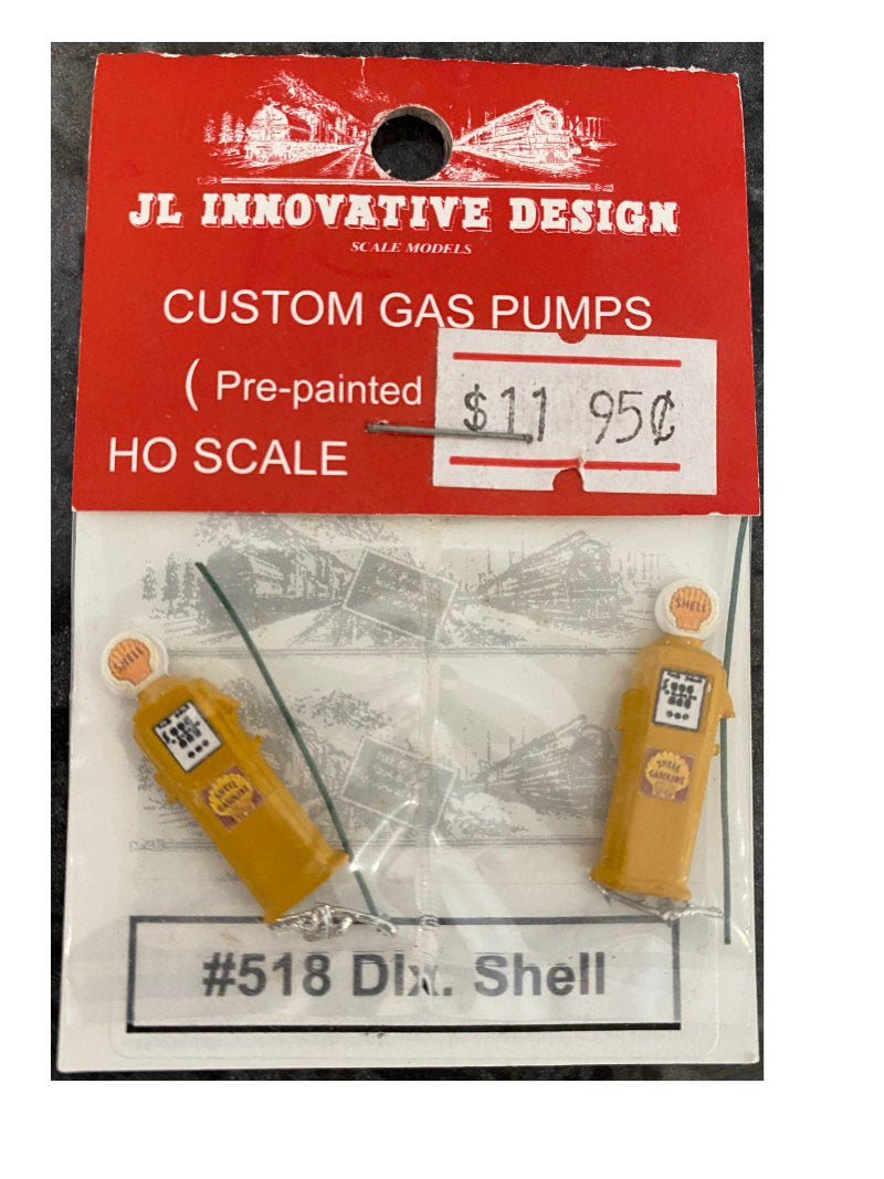 HO SCALE JLI Custom Gas Pumps Dlx. Shell