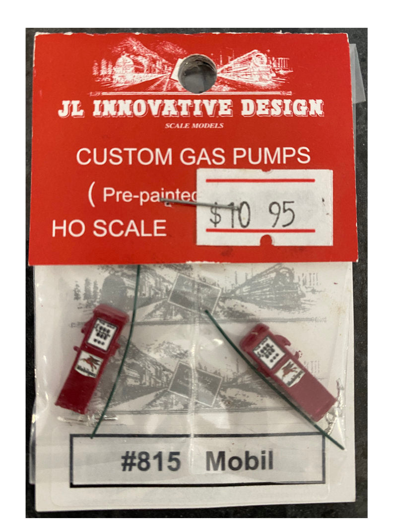 HO SCALE JLI Custom Gas Pumps Mobil