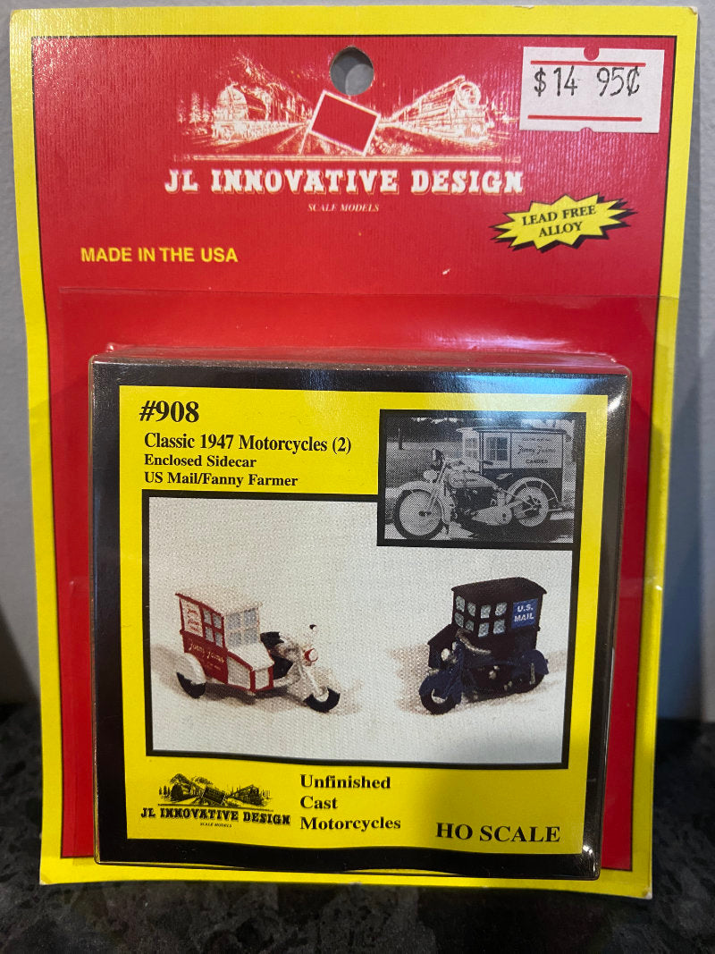 HO SCALE JLI Classic 1947 Motorcycles (2) Kit