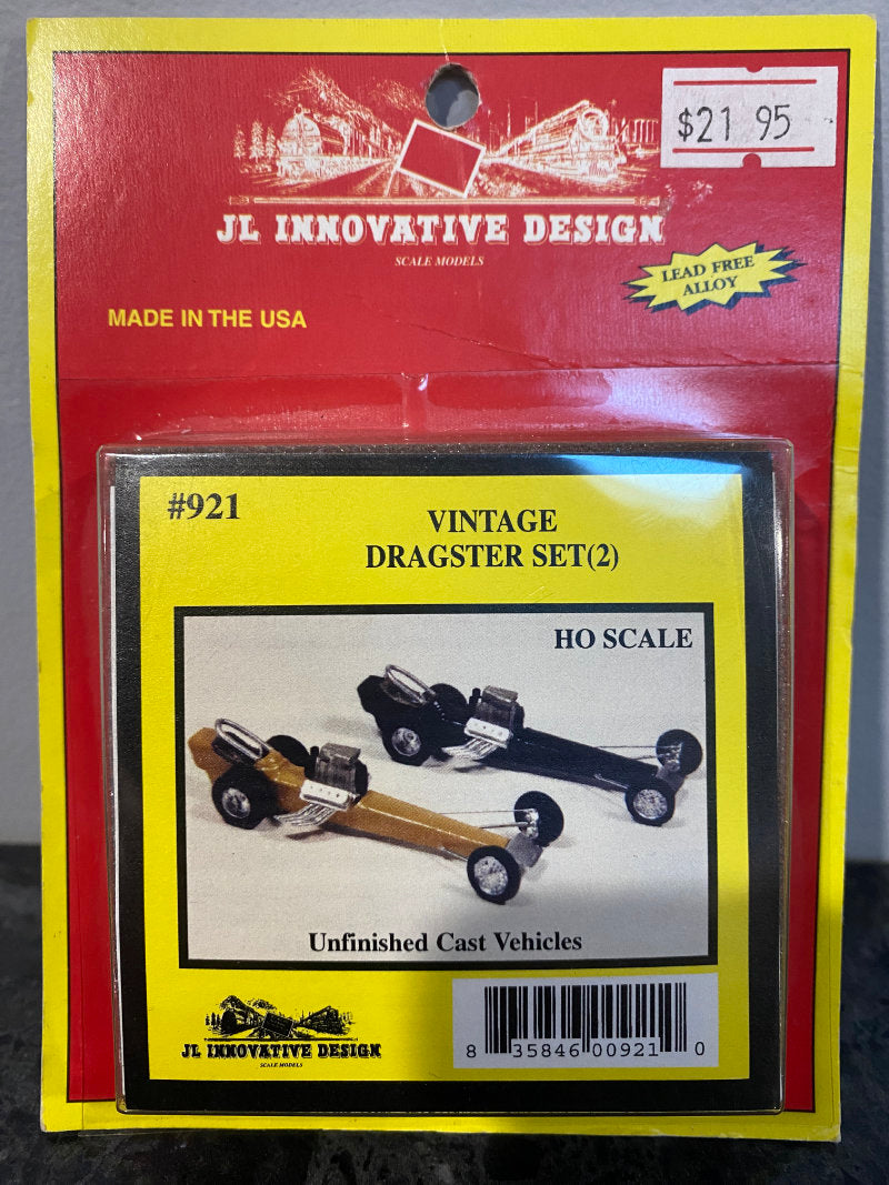 HO SCALE JLI Vintage Dragster Set Kit