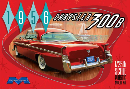 1:25 MOEBIUS 1956 Chrysler 300B Plastic Model Kit