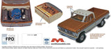 1:25 Moebius 1972 Ford F-250 4x4 with Snow Plow Plastic Model Kit