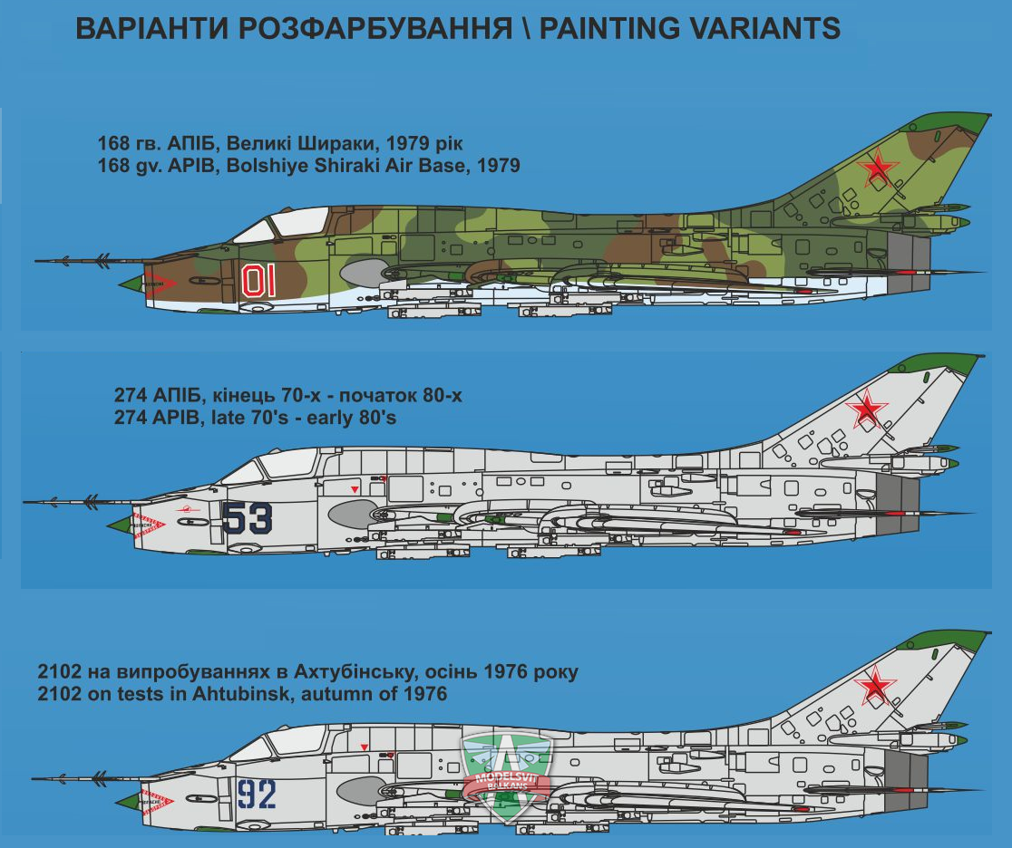 1:72 ModelSvit Su-17M3 "Early prod." advanced fighter Plastic Model Kit