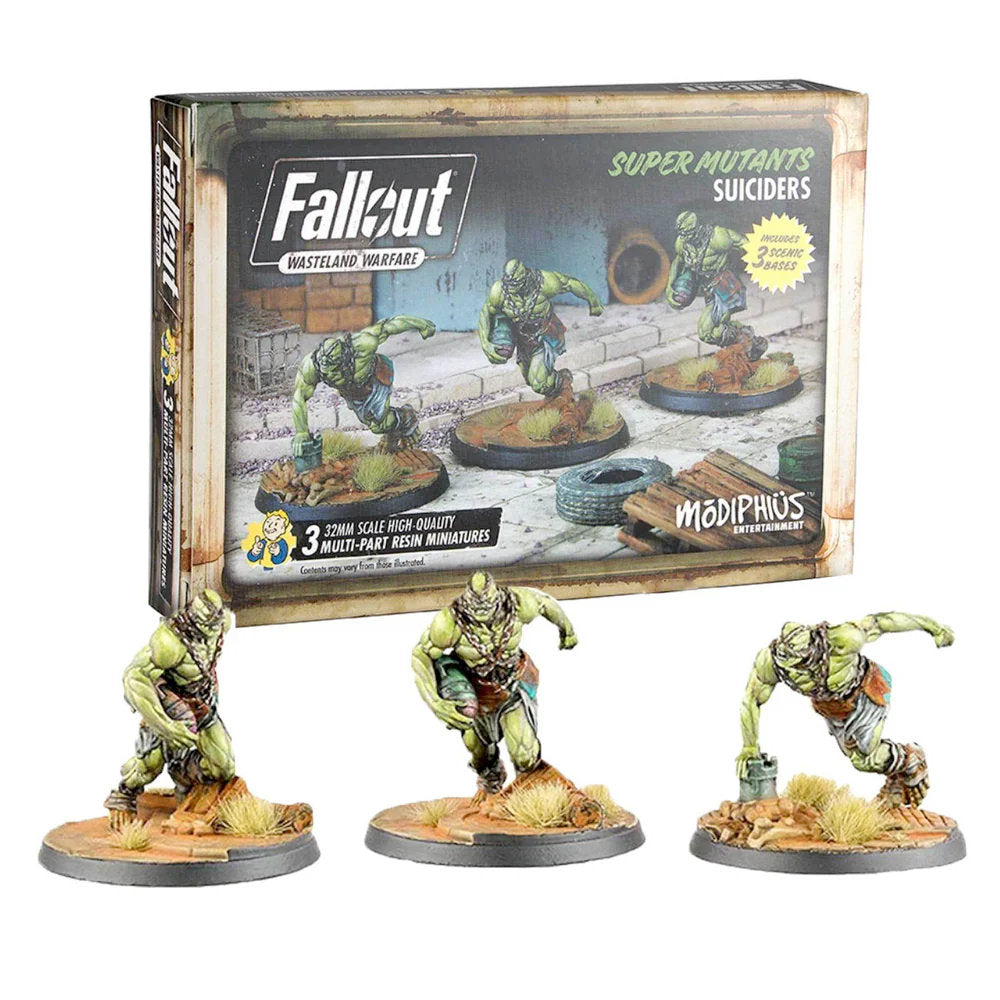 Fallout Wasteland Warfare - Super Mutants Suiciders