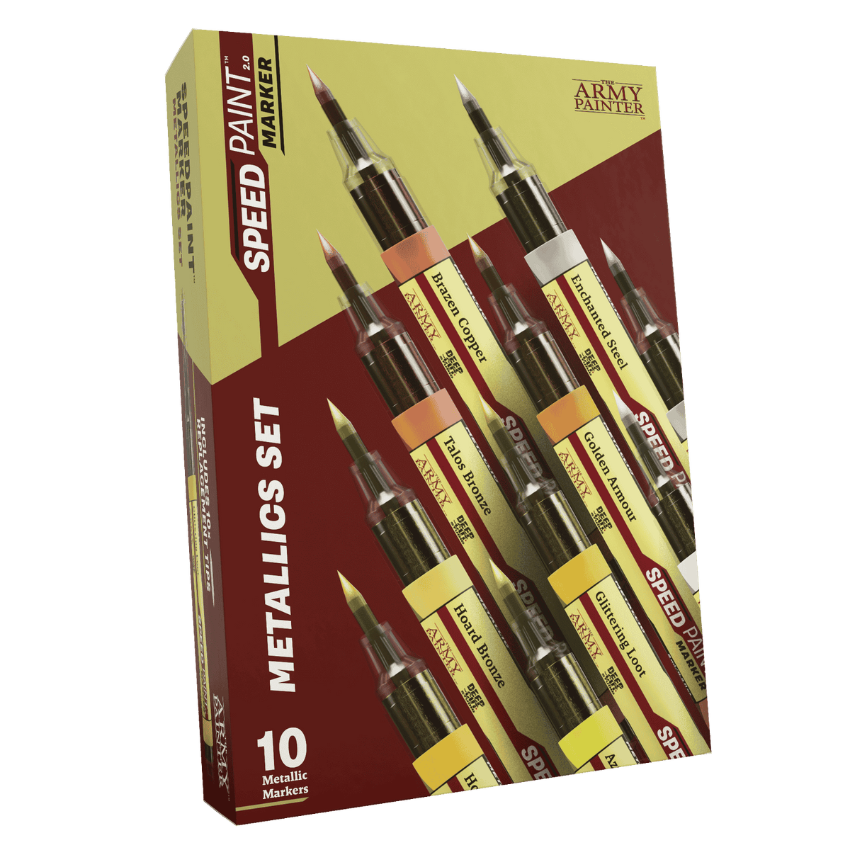 The Army Painter Speedpaint Marker - Metallics Set (10 Colours)