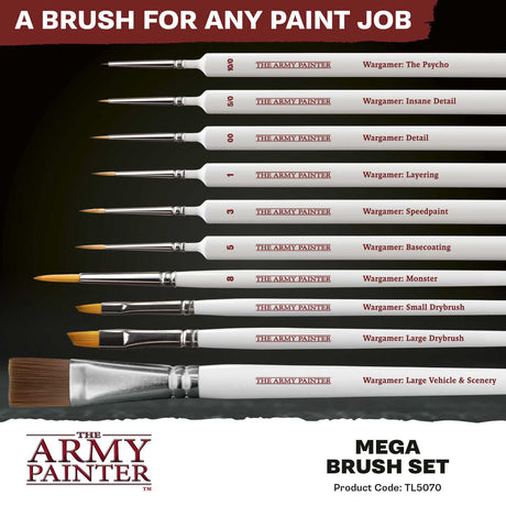 The Army Painter Mega Brush Set
