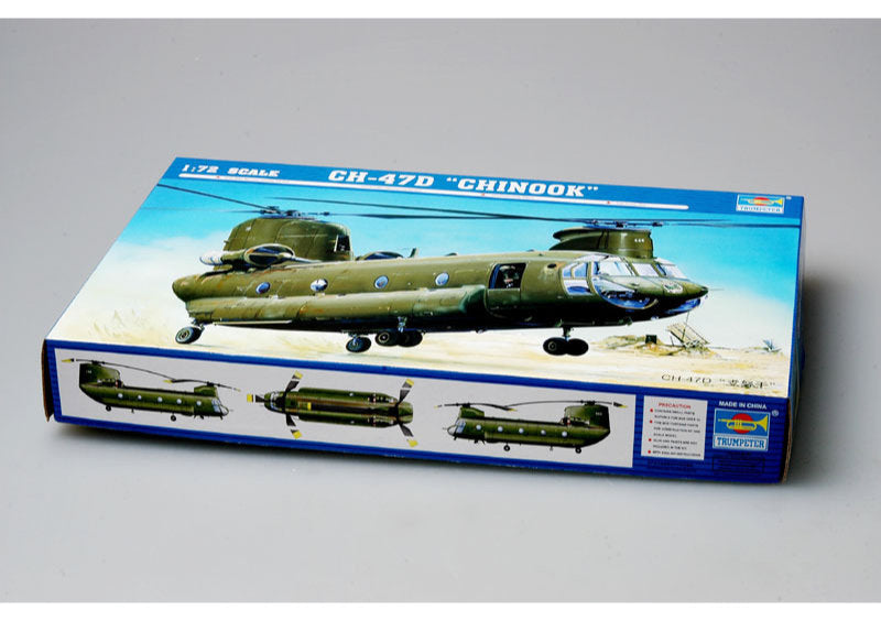 1:72 TRUMPETER CH-47D CHINOOK Plastic Model Kit *Australian Decals*