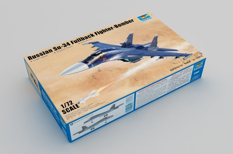 1:72 TRUMPETER Russian Su-34 Fullback Fighter-Bomber Plastic Model Kit