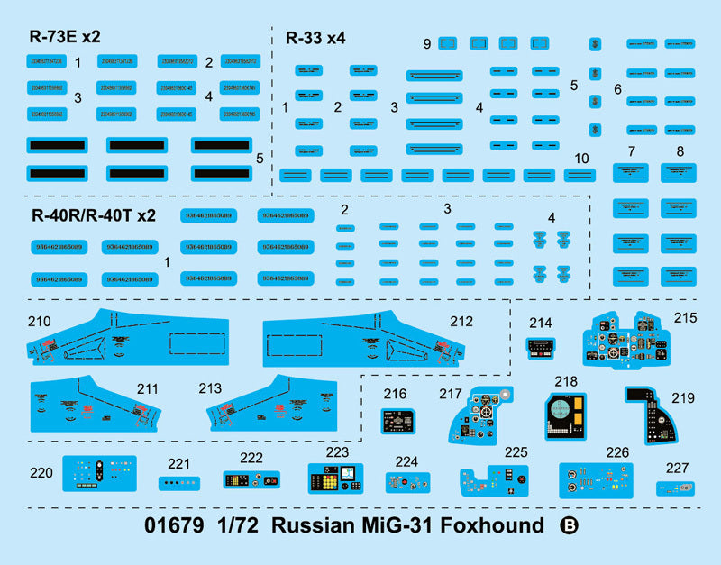 1:72 TRUMPETER Mikoyan MiG-31 Foxhound