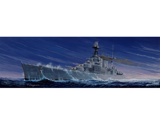 1:350 TRUMPETER HMS HOOD Plastic Model Kit