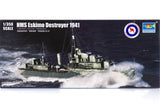 1:350 TRUMPETER HMS Eskimo Destroyer 1941 Plastic Model Kit *Australian Decals*