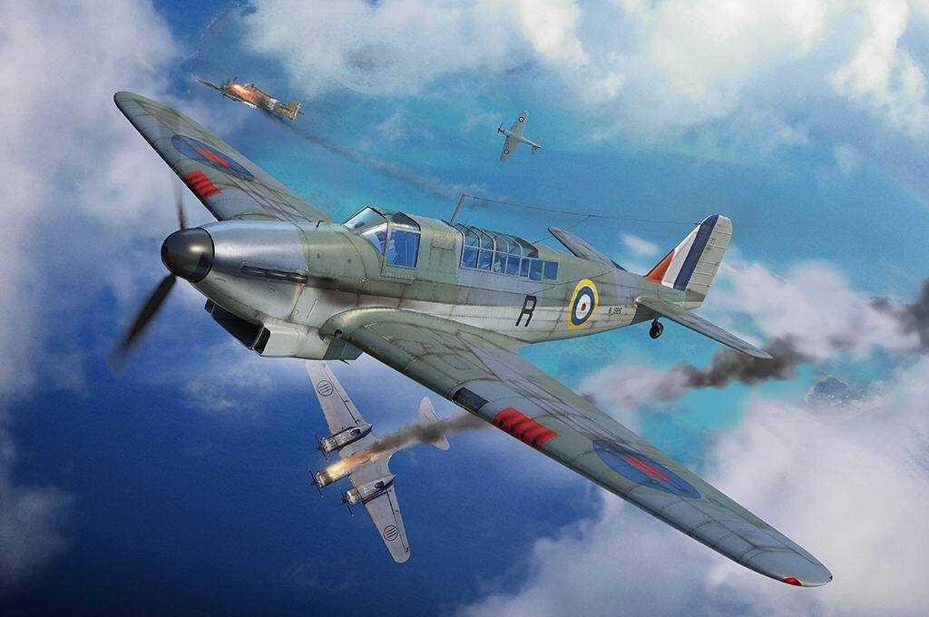 1:48 Trumpeter Fairey Fulmar MK.II Plastic Model Kit