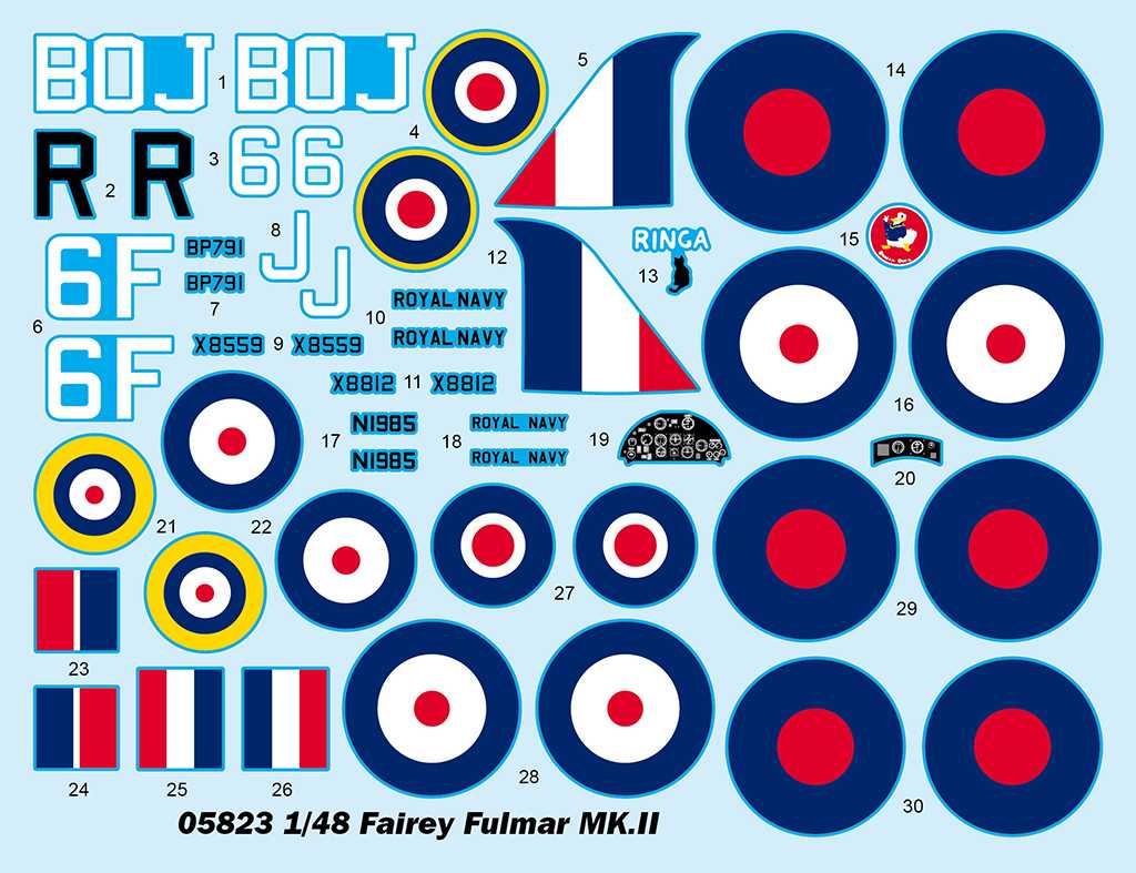1:48 Trumpeter Fairey Fulmar MK.II Plastic Model Kit