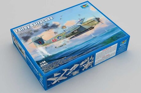 1:48 Trumpeter Royal Navy Fairey Barracuda Mk11 Torpedo Bomber Plastic Model Kit