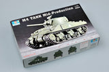 1:72 TRUMPETER M4 (Mid) Tank Plastic Model Kit