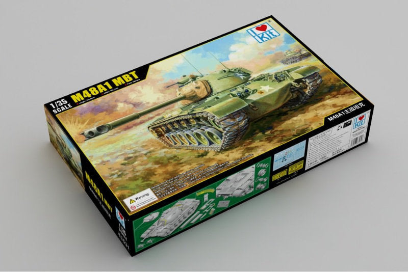 1:35 I LOVE KIT M48A1 MBT Plastic Model Kit