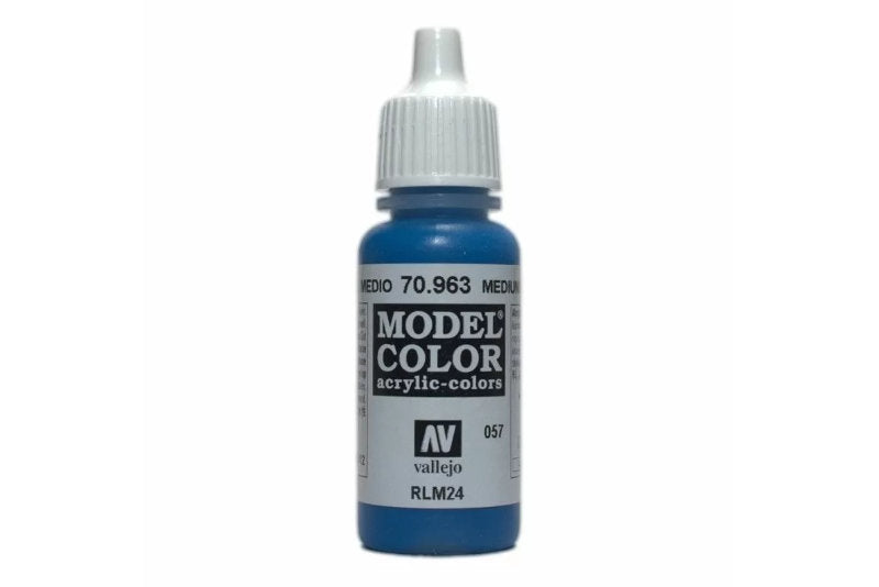 Vallejo Model Colour - Medium Blue 17 ml Acrylic Paint