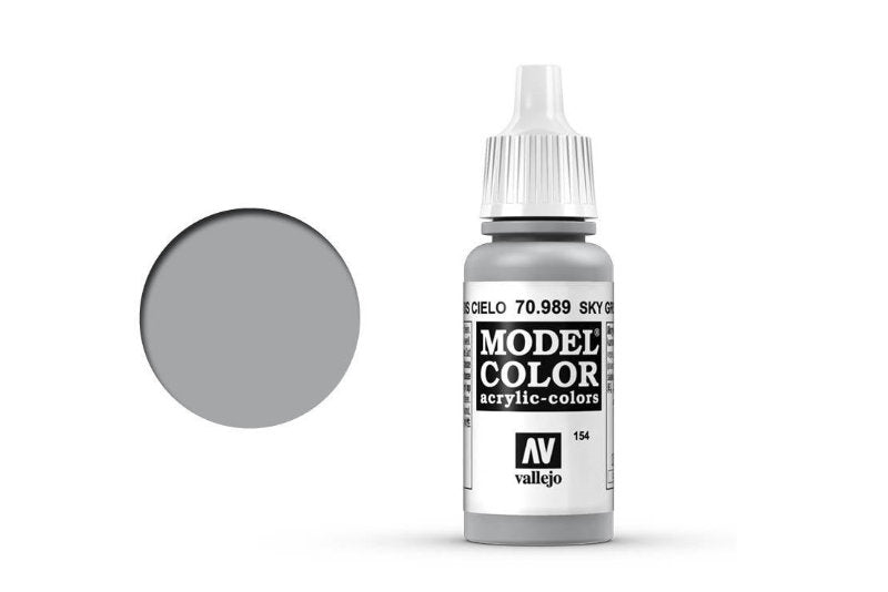 Vallejo Model Colour #154 Sky Grey 17 ml Acrylic Paint