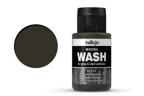 Vallejo Model Wash Dark Grey 35 ml Acrylic Paint