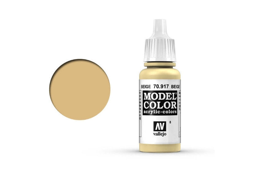Vallejo Model Colour #008 Beige 17 ml Acrylic Paint [70.917]