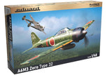 1:48 EDUARD A6M3 Zero Type 32 Profipack Plastic Model Kit