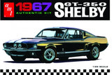 1:25 AMT 1967 Shelby GT350 - White Plastic Model Kit