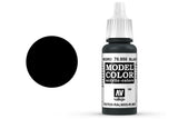 VALLEJO Model Colour #169 Black 17 ml Acrylic Paint