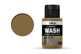 Vallejo Model Wash Dark Khaki Green 35 ml Acrylic Paint