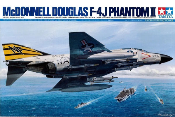 1:32 TAMIYA F-4J PHANTOM II Plastic Model Kit