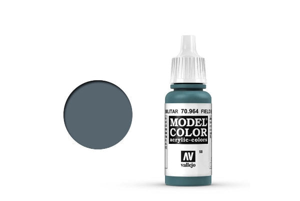Vallejo Model Colour #058 Field Blue 17 ml Acrylic Paint [70.964]