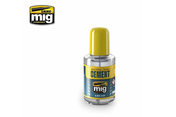 Ammo by MIG Accessories Extra Thin Cement (Polyester Plastic Glue)