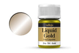 Vallejo Liquid Gold: Gold - 35 ml Alcohol-based Metallic Paint