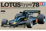 1:12 TAMIYA LOTUS 78 Plastic Model Kit