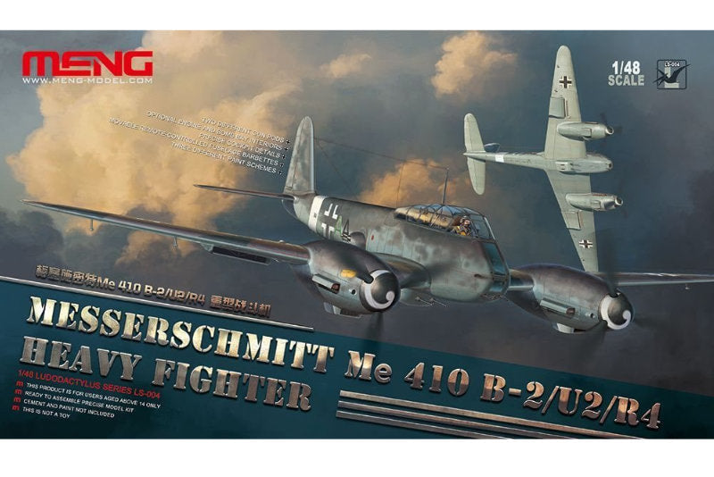 1:48 MENG Messerschmitt Me 410B-2/U2/R4 Heavy Fighter Plastic Model Kit