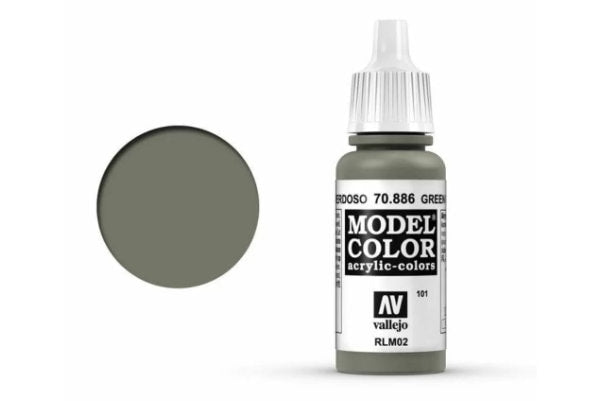 Vallejo Model Colour - Green Grey 17 ml Arcylic Paint