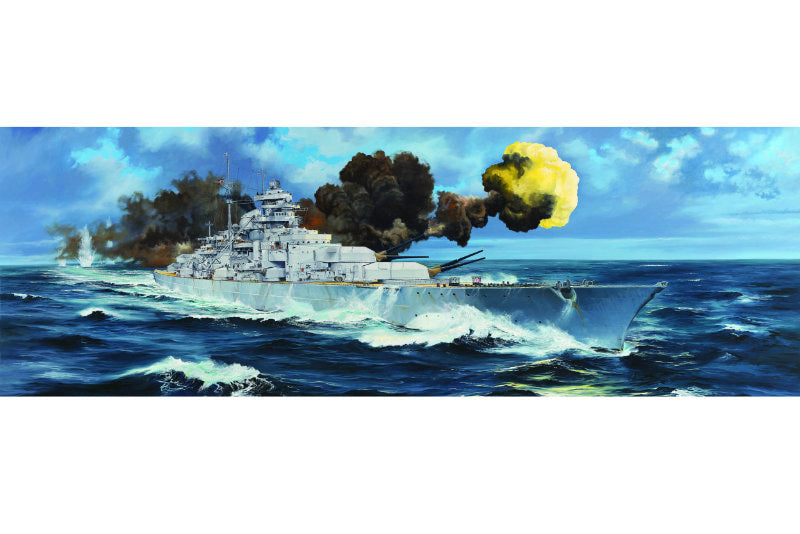 1:200 TRUMPETER German Bismarck Battleship Plastic Model Kit