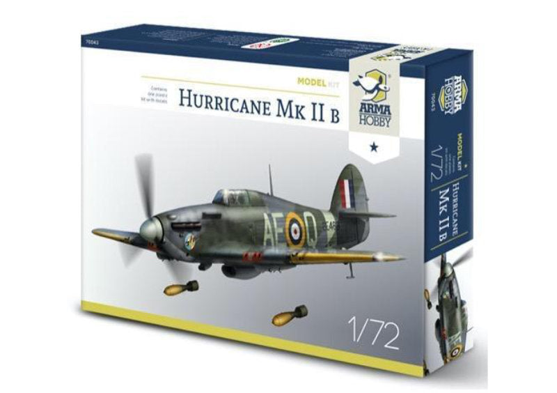 1:72 ARMA HOBBY Hurricane Mk IIb Plastic Model Kit