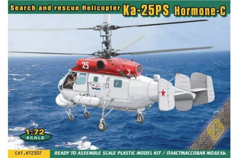 1:72 ACE MODELS Ka-25PS Hormone-C Plastic Model Kit