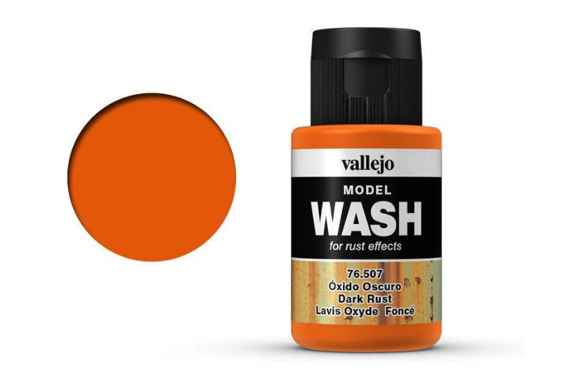 Vallejo Model Wash Dark Rust 35 ml Acrylic Paint