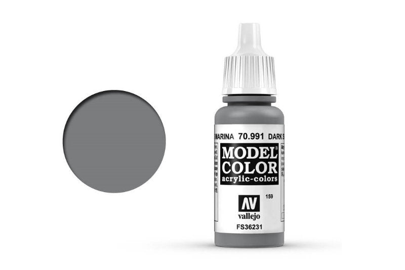 Vallejo Model Colour #159 Dark Sea Grey 17 ml Acrylic Paint