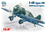 1:72 ICM I-16 TYPE 28 WWII Soviet Fighter kit