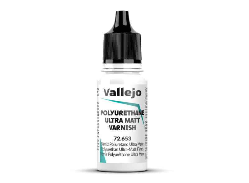 Vallejo Game Colour Polyurethane Ultra Matt Varnish 18ml Acrylic Paint