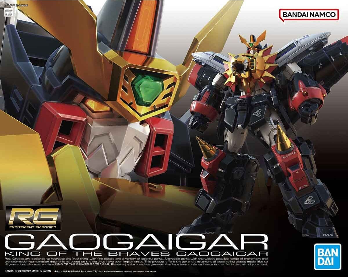 1:144 BANDAI RG GAOGAIGAR Plastic Model Kit