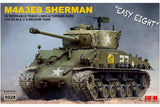 1:35 RYEFIELD Sherman M4A3E8 w/workable track links Plastic Model Kit